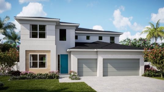 New construction Single-Family house 19099 Wood Stork Way, Loxahatchee, FL 33470 Peppercorn- photo 0 0