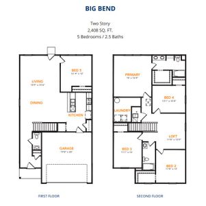 New construction Single-Family house 120 Allie Clay Rd, Roxboro, NC 27573 plan Big Bend - image