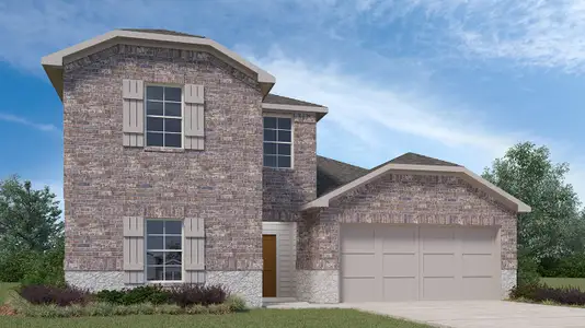 New construction Single-Family house 3001 Drury Ln, Ennis, TX 75119 plan Midland - image