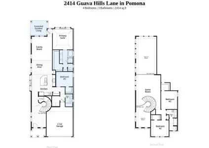 New construction Single-Family house 2414 Guava Hills Ln, Manvel, TX 77578 plan Livingston - image 4