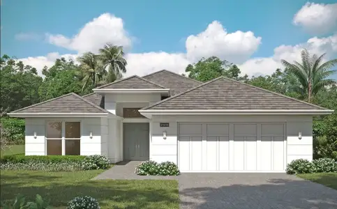New construction Single-Family house 4243 Lucaya Pointe Wy, Unit 57), Vero Beach, FL 32967 Cypress Grande- photo 0