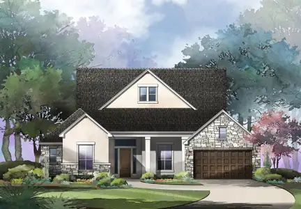 New construction Single-Family house 104 Alonzo, Boerne, TX 78006 plan Burton - image