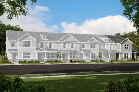 New construction Townhouse house 5225 Wyes Oak Ln, Charlotte, NC 28269 plan Oliver - image
