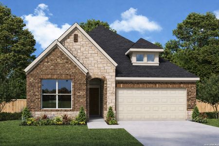 New construction Single-Family house 5813 Gunner Pt, New Braunfels, TX 78130 plan The Gardenia - image