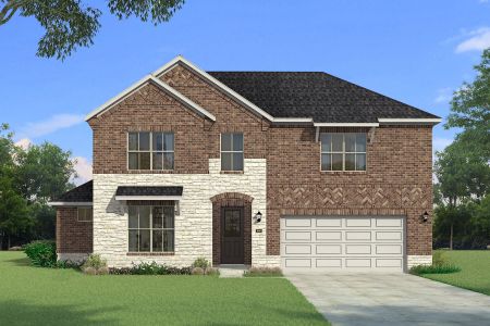 New construction Single-Family house 14012 Alfafar Ct, Little Elm, TX 75068 Vienna- photo 1 1