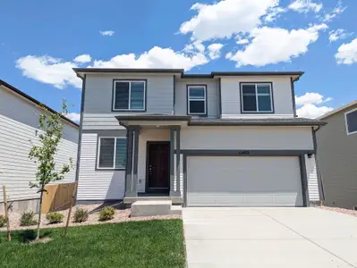 New construction Single-Family house 11402 Pikeminnow Pl, Colorado Springs, CO 80925 plan The Juniper - image