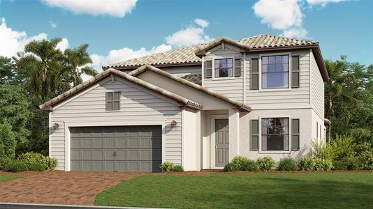 New construction Single-Family house 14956 Serene Shores Loop, Bradenton, FL 34211 Amalfi- photo 0