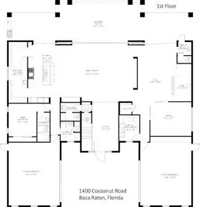 New construction Single-Family house 1400 Cocoanut Rd, Boca Raton, FL 33432 - image