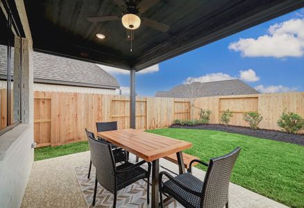 New construction Single-Family house 16330 Placid Stream St, Conroe, TX 77302 plan 3059 Elevation A - image