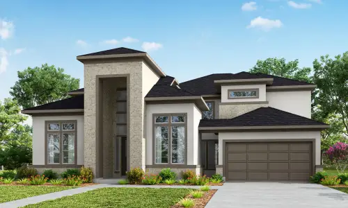 New construction Single-Family house 30407 Garden Glenn Ct, Fulshear, TX 77441 plan Fulbrook 60': Valencia - image