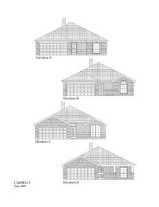 New construction Single-Family house 2461 Collinwood Ln, Keene, TX 76031 plan Cambria I - image