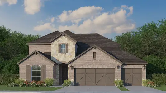 New construction Single-Family house 11436 Wulstone Dr, Fort Worth, TX 76052 plan 1525 - image 2