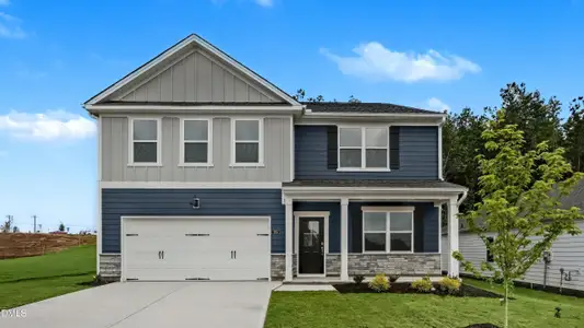New construction Single-Family house 830 Comice Pear Wy, Willow Spring, NC 27592 plan hanover - image