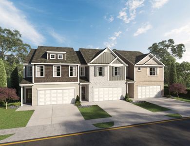 New construction Townhouse house 7480 Rock Chapel Rd, Lithonia, GA 30058 plan The Lenox II - image