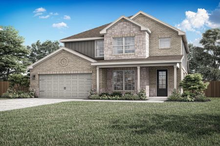 New construction Single-Family house 509 W Luna Blue Ln, Jarrell, TX 76537 - image