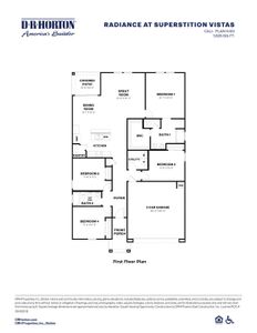 New construction Single-Family house 2401 W Sebring Ave, Apache Junction, AZ 85120 plan Cali - image