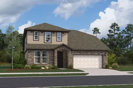 New construction Single-Family house 5197 Pinder Wy, Schertz, TX 78124 plan Cascade - image