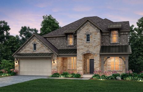 New construction Single-Family house 3849 Gabriels Horn Rd, Leander, TX 78641 Lawson- photo 0