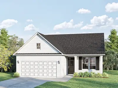 New construction Single-Family house 2490 Lowell Ln, Sumter, SC 29153 plan Buck Island II - image