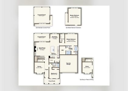 New construction Single-Family house 10301 Ashlyn, Collierville, TN 38017 plan Townsend - image