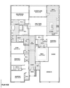 Plan 1630D 1st Floor