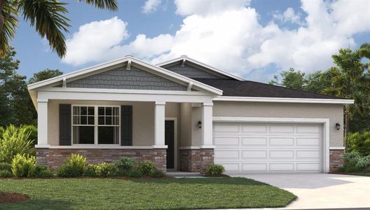 New construction Single-Family house 1252 Blue Daze Ln, Eustis, FL 32726 The Seaton- photo 0