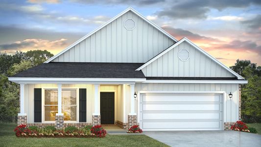 New construction Single-Family house 82 Gray Owl Dr E, Freeport, FL 32439 plan Delray - image