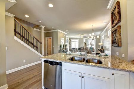 New construction Townhouse house 629 Millcroft Blvd, Buford, GA 30518 Freemont- photo 0