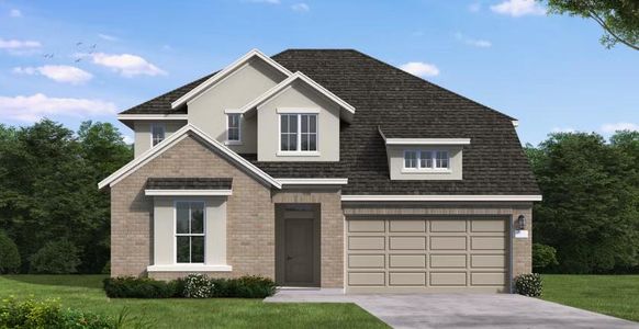 New construction Single-Family house 340 Ridgewell Lp, Georgetown, TX 78633 Delta- photo 0