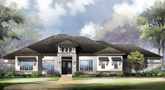 New construction Single-Family house 995 Belle Oaks Blvd, Bulverde, TX 78163 plan Wimberly - image
