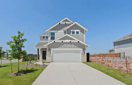 New construction Single-Family house 101 Singing Dove Wy, Liberty Hill, TX 78642 plan Nelson - image