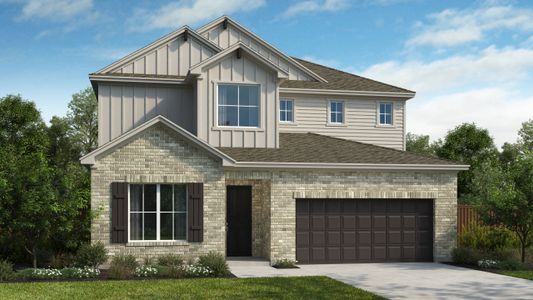 New construction Single-Family house 17521 Graces Path, Pflugerville, TX 78660 plan Oltorf - image