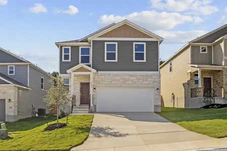 New construction Single-Family house 9006 Wildwood Pass, San Antonio, TX 78254 plan Hawthorne - 1802 - image