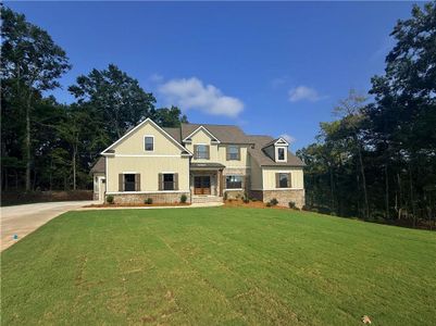 New construction Single-Family house 70 Amelia Ct, Covington, GA 30014 plan (GA) Woodmont A 3 Side Entry - image