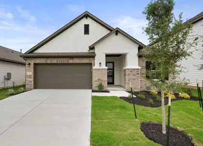 New construction Single-Family house 16201 Smithers Rd, Manor, TX 78653 plan Clebourne - image