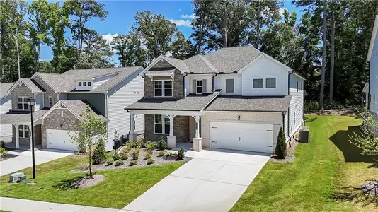 New construction Single-Family house 3219 Shirecrest Ln, Dacula, GA 30019 plan Sumner - image