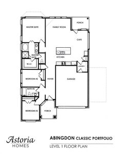 Floor plan of Abingdon plan 1st floor