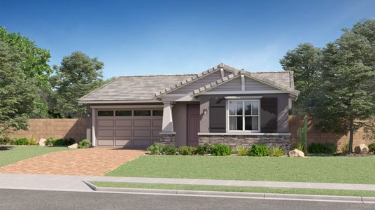 New construction Single-Family house 15851 W Kendall St, Goodyear, AZ 85338 Sage Plan 4022- photo 0