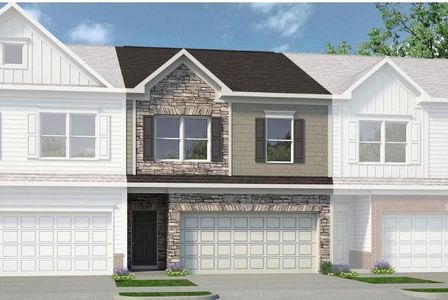 New construction Townhouse house 16 Jacobs Farm Ln, Unit 8, Loganville, GA 30045 The Ellison II- photo 0