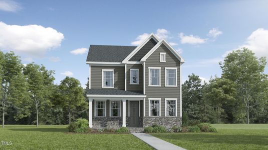 New construction Single-Family house 312 Calvander Ln, Apex, NC 27539 Virginia- photo 0