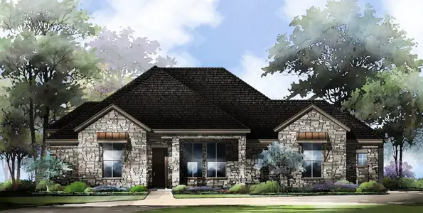 New construction Single-Family house 995 Belle Oaks Blvd, Bulverde, TX 78163 plan Malibu - image