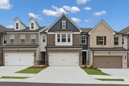 New construction Multi-Family house 2860 Habibi Ct, Buford, GA 30519 plan Hawkins - image