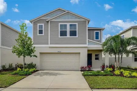 New construction Single-Family house 34468 Moonflower Ave, Wesley Chapel, FL 33545 plan Indigo - image