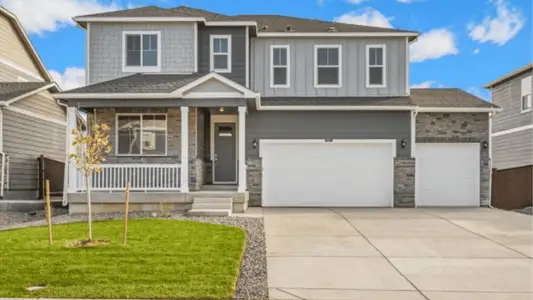 New construction Single-Family house 13981 Beebalm Trl, Parker, CO 80134 plan Hennessy - image
