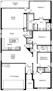 D.R. Horton's Hobbs floorplan - All Home and community information, including pricing, included features, terms, availability and amenities, are subject to change at any time without notice or obligation. All Drawings, pictures, photographs, video, square footages, floor plans, elevations, features, colors and sizes are approximate for illustration purposes only and will vary from the homes as built.