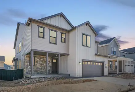 New construction Single-Family house 8858 Moonshimmer Trl, Littleton, CO 80125 4054 Morningside Elevation C - Highline Ranch- photo 5 5