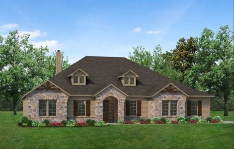 New construction Single-Family house 12313 Hornfels Drive, Krum, TX 76249 Cedar Sage- photo 0