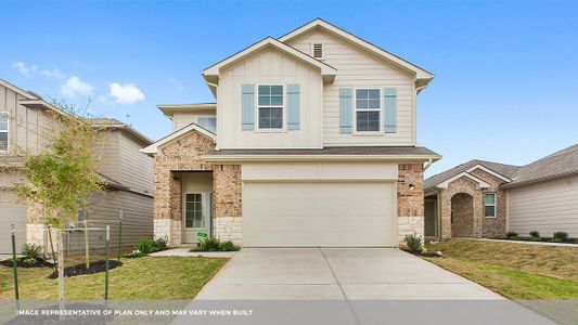 New construction Single-Family house 13407 Eppright Trce, Manor, TX 78653 plan The Emma - image