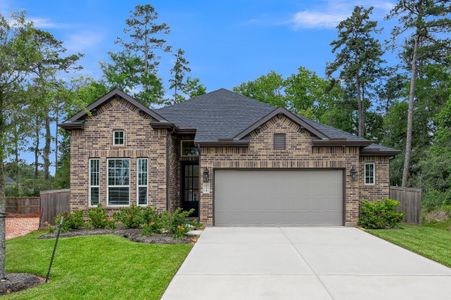 New construction Single-Family house 251 Garden Rose Trl, Willis, TX 77318 plan Oakley - image