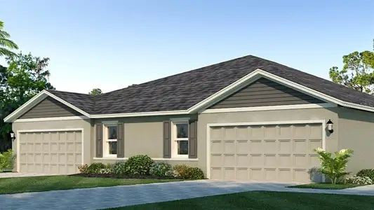 New construction Single-Family house 1623 Love Grass Ter, Parrish, FL 34219 plan Carrington - image